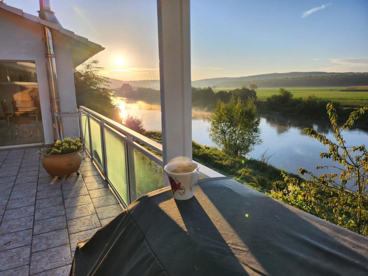 Haus An Der Weser Ferienwohnung Brevorde Zewnętrze zdjęcie